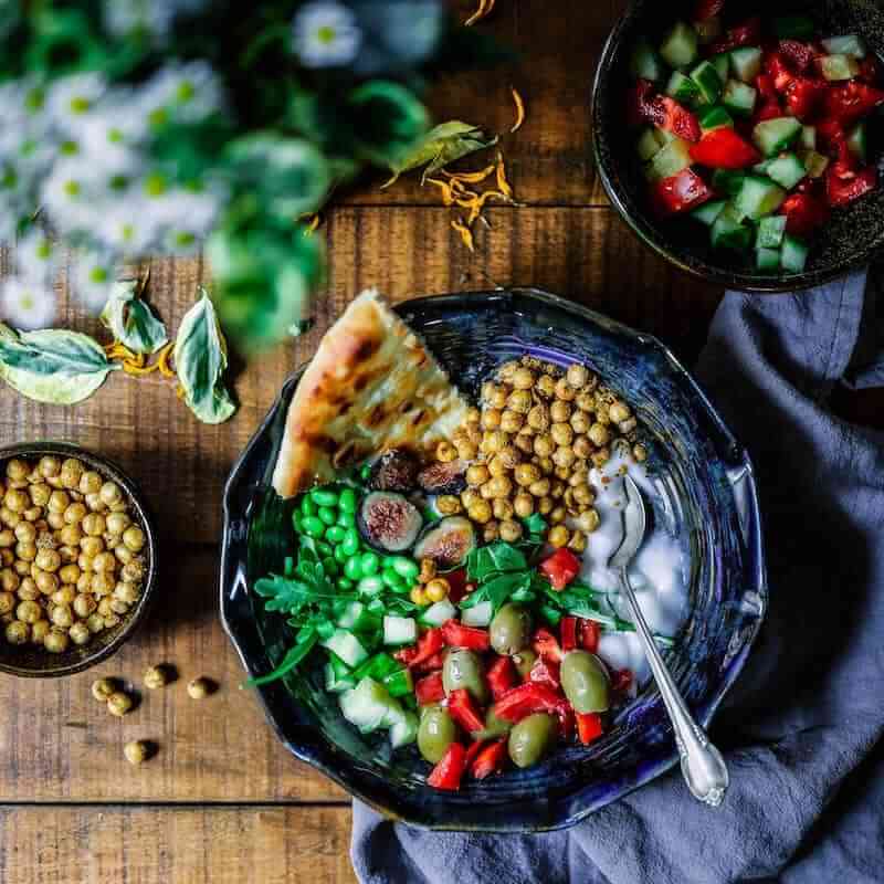 Photo of beautifully
arranged food